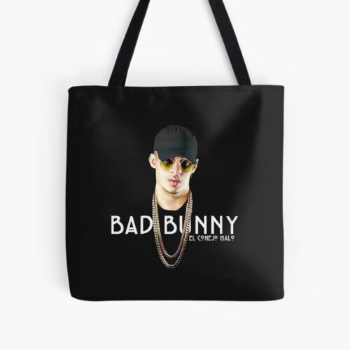 Bad Bunny Bags - Bad Bunny All Over Print Tote Bag