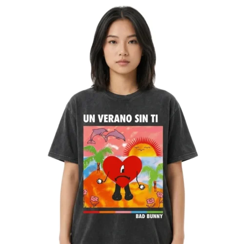 Super Bowl LX Glitch Bunny LA Bad Bunny T-shirt – fan-inspired Bad Bunny merch