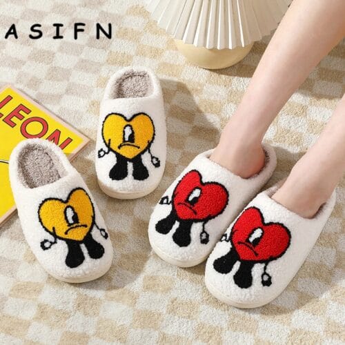 Bad Bunny Cotton House Slippers – fan-inspired Bad Bunny merch