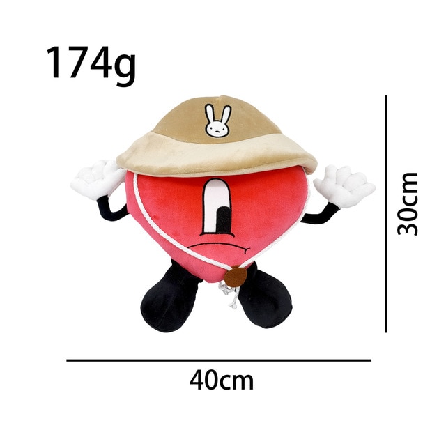 Un Verano SinTi Bad Bunny Heart Cute Plushie 7 Un Verano SinTi Bad Bunny Heart Cute Plushie - Image 7