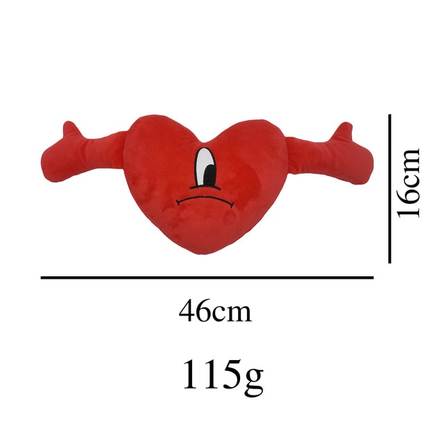 Un Verano SinTi Bad Bunny Heart Cute Plushie 3 Un Verano SinTi Bad Bunny Heart Cute Plushie - Image 3