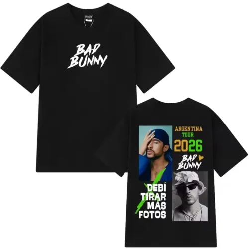 Argentina Tour 2026 DTNK1703 Bad Bunny T-Shirts
