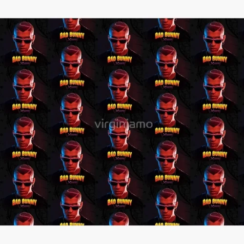 Bad Bunny Blanket – 100 pre Bad Bunny tour 2019 bedakan Throw Blanket