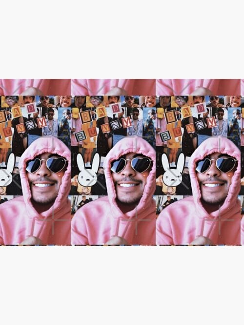Bad Bunny Face Masks – Bad Bunny Flat Mask – fan-inspired Bad Bunny merch
