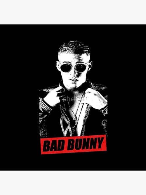 Bad Bunny Bags – Bad Bunny DESIGN All Over Print Tote Bag – fan-inspired Bad Bunny merch