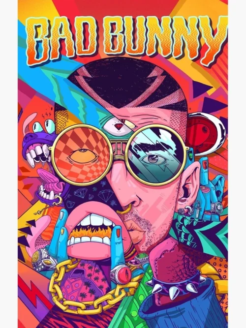Bad Bunny Cases – Bad Bunny (baby blue) iPhone Soft Case – fan-inspired Bad Bunny merch