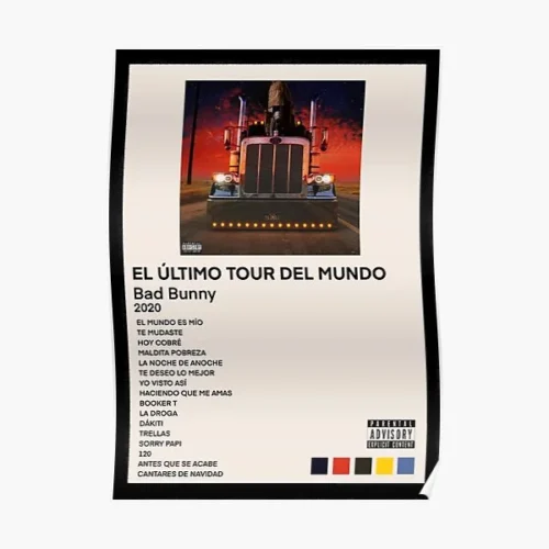 Bad Bunny El Último Tour Del Mundo Poster