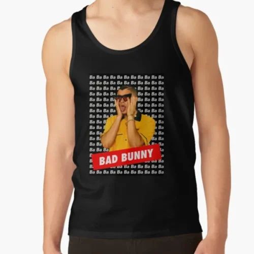 Bad Bunny Orange Tank Top – fan-inspired Bad Bunny merch