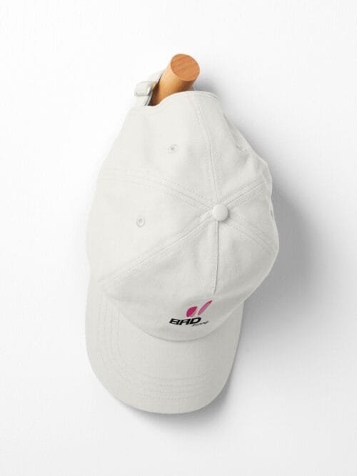 Bad Bunny purple cap, back view