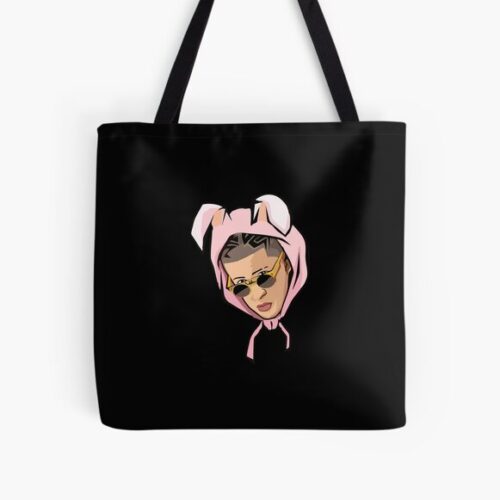 Bad Bunny Bags - Best Seller Bad Bunny Merchandise All Over Print Tote Bag