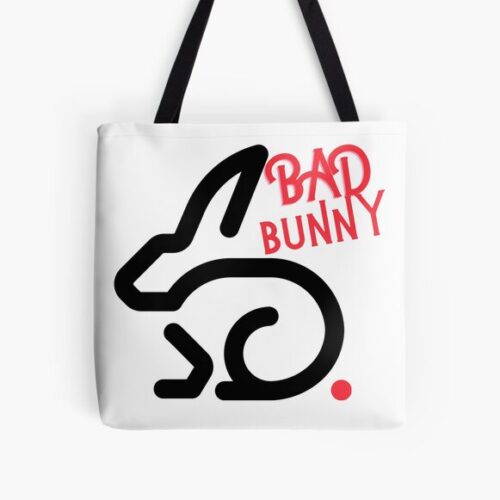 Bad Bunny Bags - Bad Bunny 2021 new disegn tee All Over Print Tote Bag