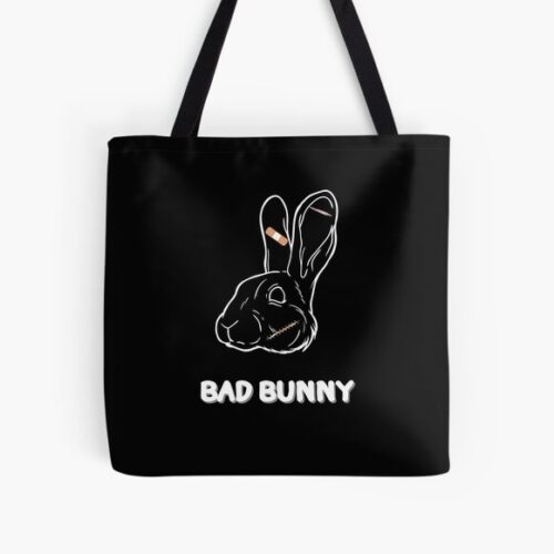 Bad Bunny Bags - Bad Bunny All Over Print Tote Bag