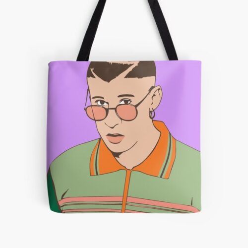 Bad Bunny Bags - Bad Bunny All Over Print Tote Bag