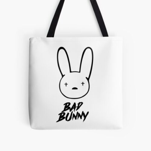 Bad Bunny Bags - Bad Bunny All Over Print Tote Bag