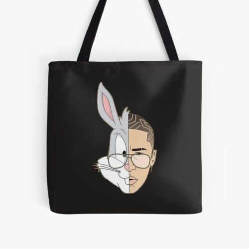 Bad Bunny Bags - Bad Bunny All Over Print Tote Bag