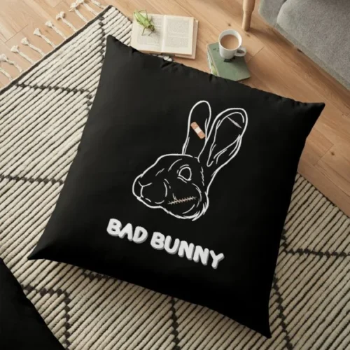Bad Bunny Floor Pillow