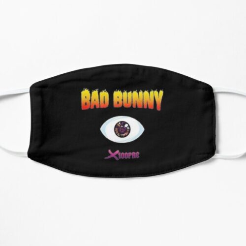 Bad Bunny Face Masks - Bad Bunny Flat Mask
