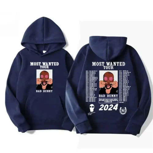 Bad Bunny New Album Most Wanted Tour Hoodie
