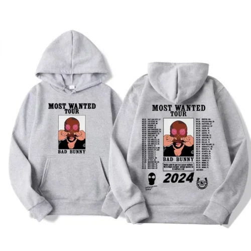 Bad Bunny New Album Most Wanted Tour Hoodie