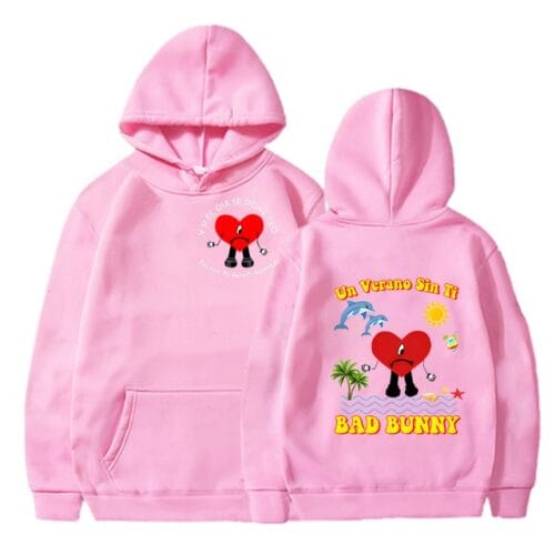 Bad Bunny Un Verano Sin Ti Graphic Printed Hoodie