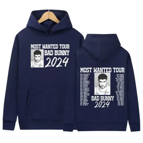 Bad Bunny Retro Most Wanted Tour Dates 2024 Hoodie