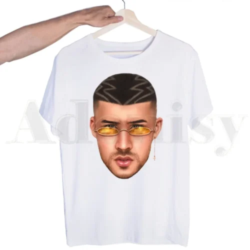Bad Bunny Face Printed T-Shirt