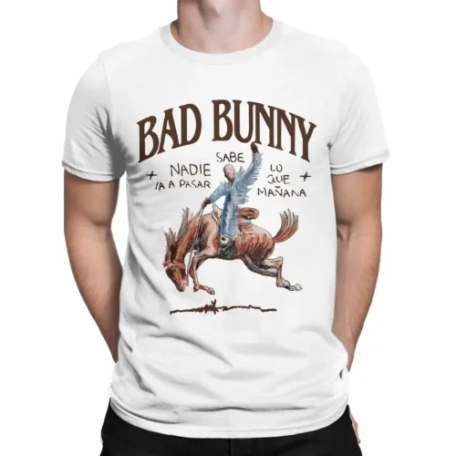 Bad Bunny T-Shirt - Bad Bunny Nadie Sabe Album T-Shirts