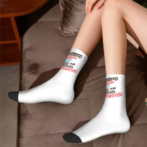 Bad Bunny Un Aplauso Pa' Mami y Papi Frog Socks for Men Women
