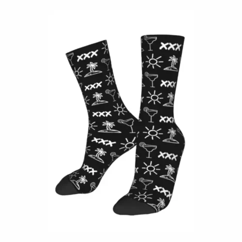 Bad Bunny Puerto Rico Socks for Men & Women 6 Bad Bunny Puerto Rico Socks for Men Women Fashion Crew Tube Socks