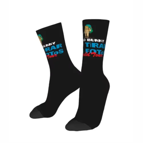 Bad Bunny Un Aplauso Pa' Mami y Papi Frog Socks for Men & Women 6 Bad Bunny Un Aplauso Pa' Mami y Papi Frog Socks for Men Women