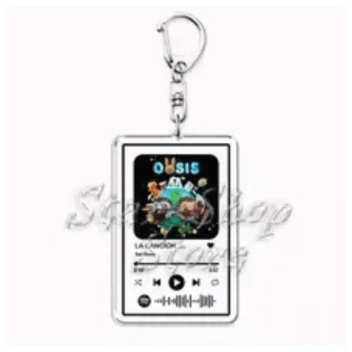 Bad Bunny Acrylic Keychain Un Verano Sin Ti Cute Gift Keyring Bad Bunny Un Verano Sin Ti Keychain – Music Code Pendant Gift – fan-inspired Bad Bunny merch
