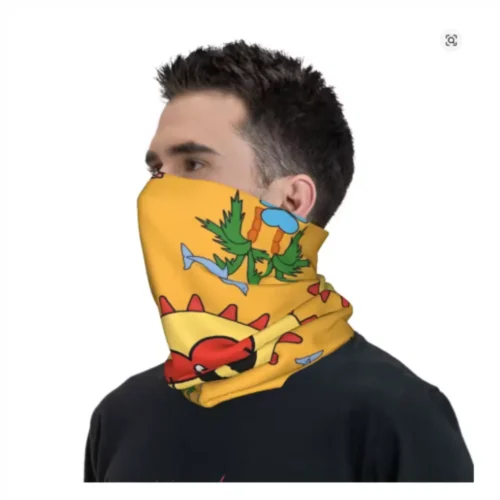 Bad Bunny Women Men Gothic Bandana Neck Gaiter 4 Bad Bunny Women Men Gothic Bandana Neck Gaiter - Image 4