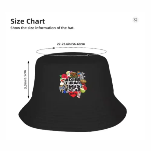 Bad Bunny DTMF Bucket Hat for Men Women Foldable Fisherman Sun Hat