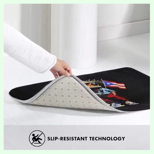Bad Bunny DTMF Doormat – Anti-Slip Floor Mat – fan-inspired Bad Bunny merch