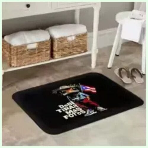 Bad Bunny DTMF Doormat – Anti-Slip Floor Mat – fan-inspired Bad Bunny merch