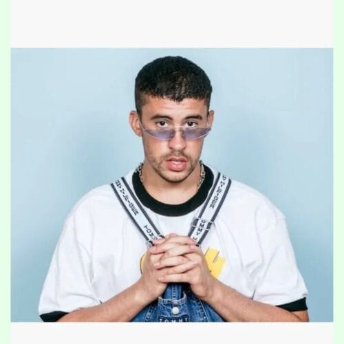 Bad Bunny Overalls Throw Blanket Premium Soft Fleece Blanket