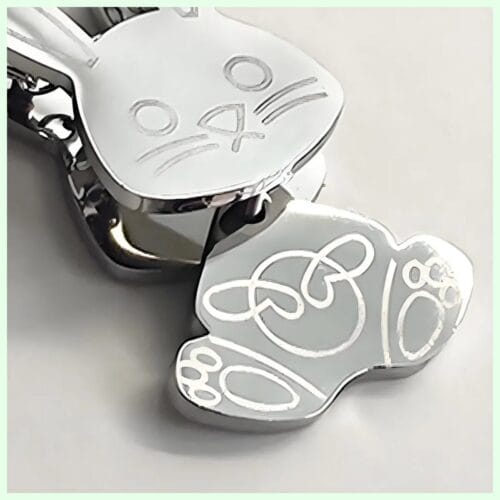 Bad Bunny Rabbit Pendant Necklace Stainless Steel Hip Hop Jewelry for Women and Men