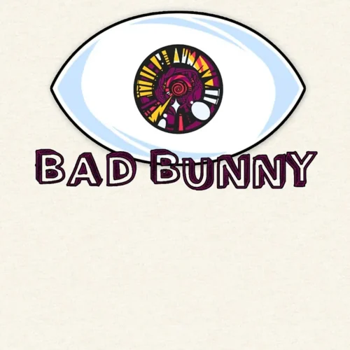 Bad Bunny Eyes Pullover Sweatshirt Premium Unisex Graphic Crewneck