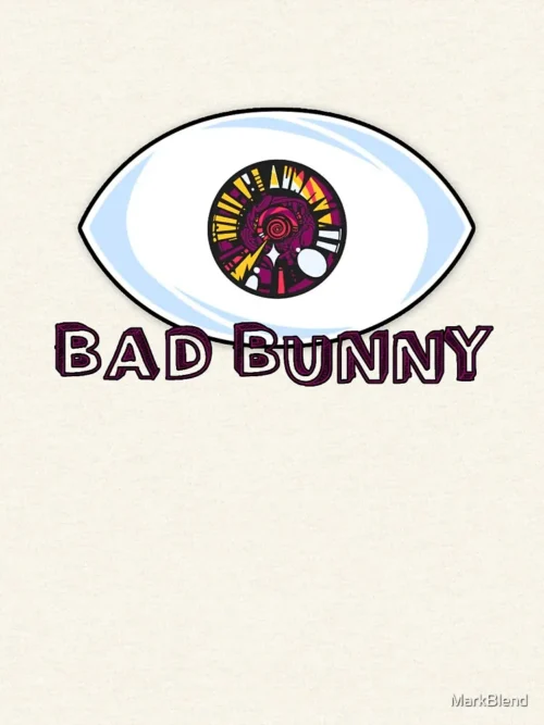 Bad Bunny Eyes Pullover Sweatshirt Premium Unisex Graphic Crewneck