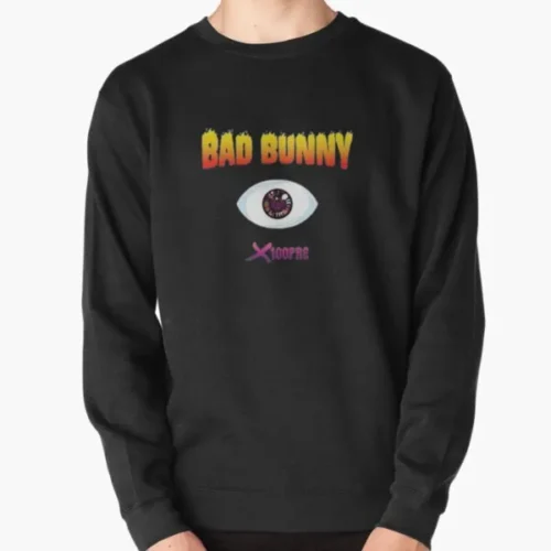 Bad Bunny Pullover Sweatshirt Premium Unisex Graphic Crewneck