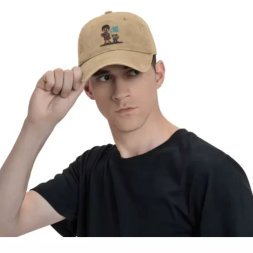 Bad Bunny Washed Baseball Cap for Men Women Vintage Adjustable Trucker Hat