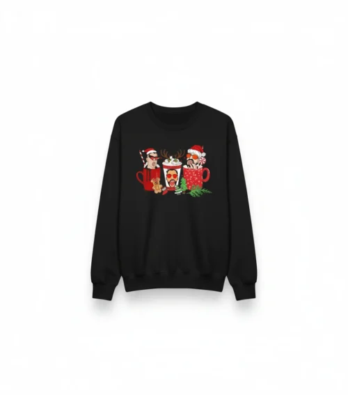Christmas Bad Bunny Santa Claus Sweatshirt Premium Unisex Holiday Pullover