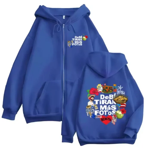 Bad Bunny DTMF Couples Matching Zip Up Hoodie Debí Tirar Más Fotos Matching Hoodies