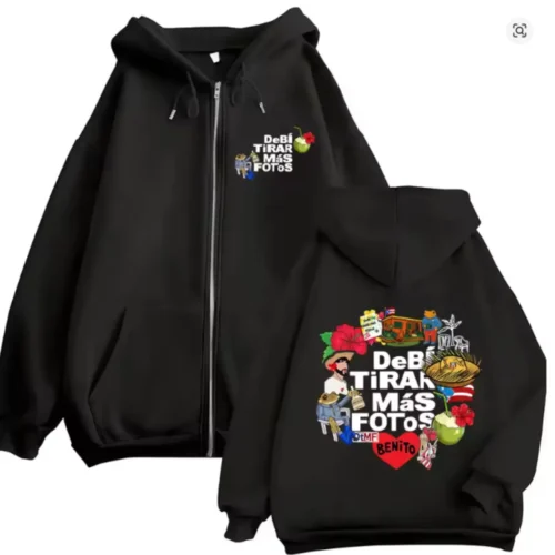 Bad Bunny DTMF Couples Matching Zip Up Hoodie Debí Tirar Más Fotos Matching Hoodies