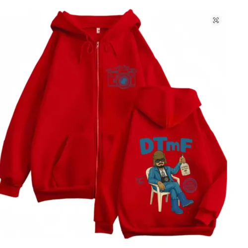 Bad Bunny DTMF World Tour Couples Matching Zip Up Hoodie Vintage Unisex Jacket