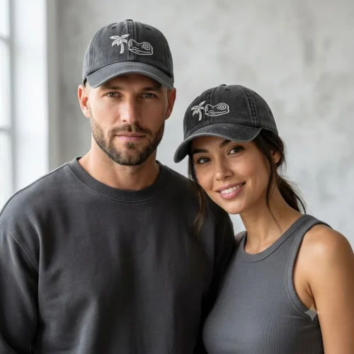 Bad Bunny Couples Matching Vintage Washed Baseball Cap Adjustable Snapback Hat