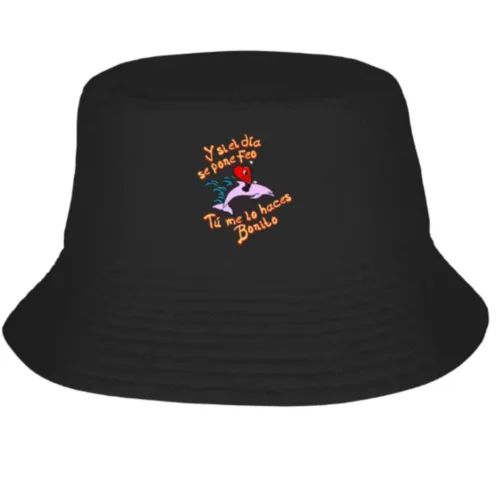 Bad Bunny DTMF Couples Matching Bucket Hat Foldable Fisherman Sun Hat