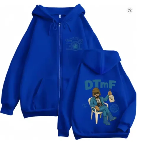 Bad Bunny DTMF World Tour Couples Matching Zip Up Hoodie Vintage Unisex Jacket