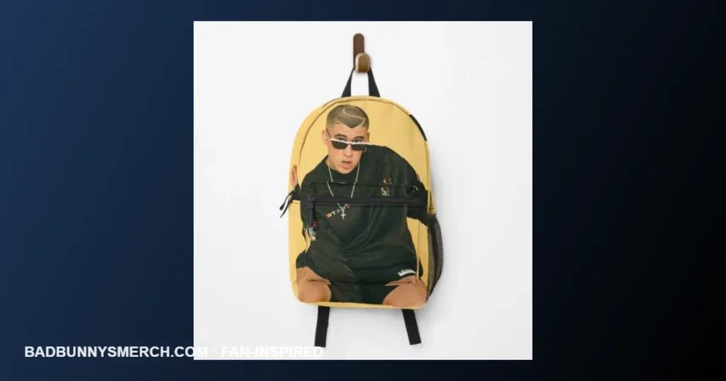 Fan-inspired Bad Bunny travel backpack and tote