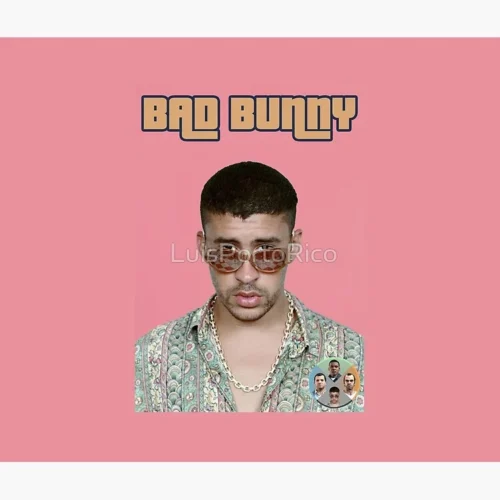 Bad Bunny Throw Blanket – Premium Soft Fleece Blanket – fan-inspired Bad Bunny merch